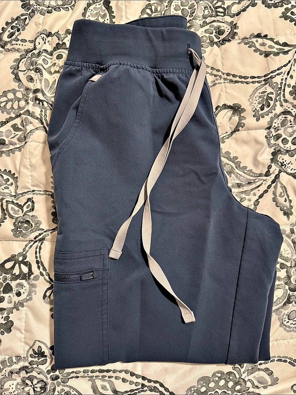 FIGS Zamora Jogger Scrub Pant Blue Small